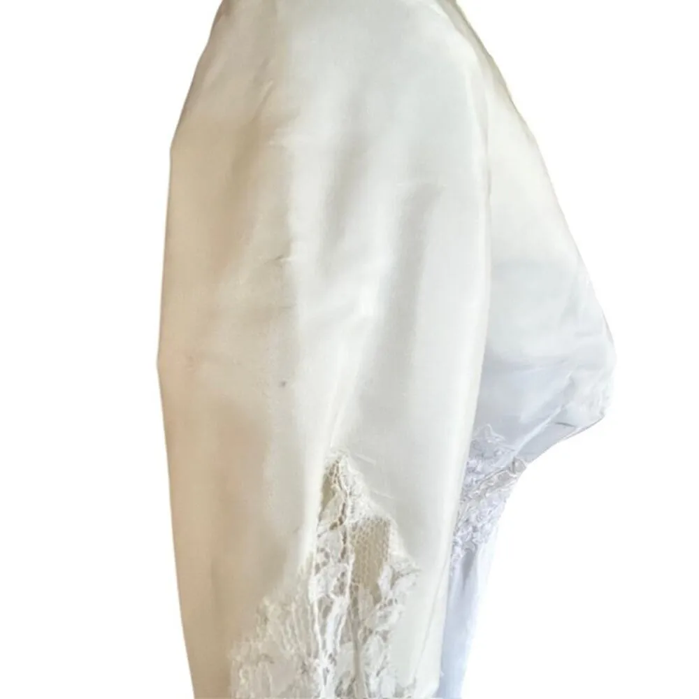 Vintage 1960s Bridal Portrait Wedding Dress Union Made, Vintage Size 10 (4 - Image 4