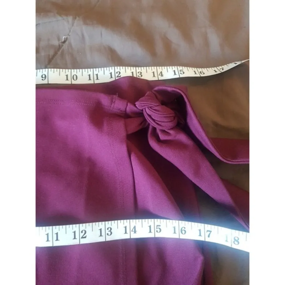 Outlet Womens Short mini Skirt Faux Wrap Stretch Work Wear Career Sz Small - Image 11