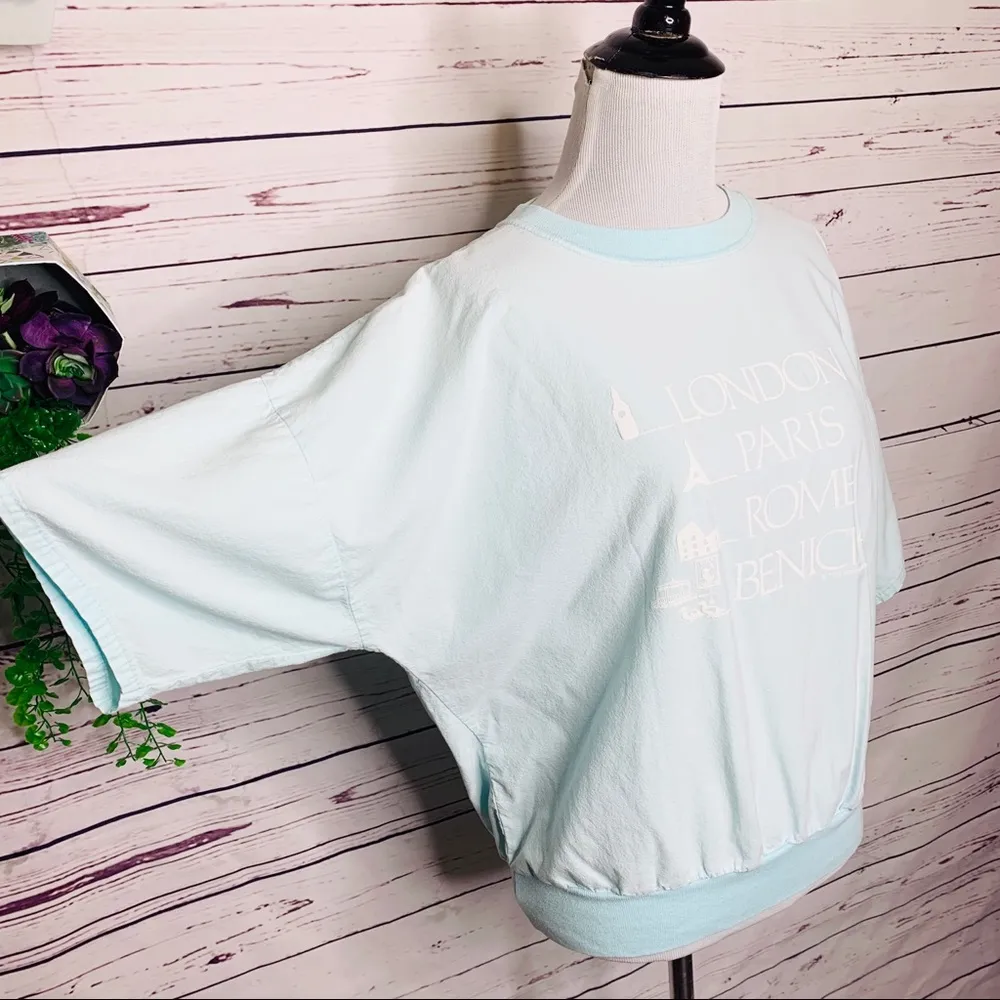 1989 Vintage Brindar Sport London, Paris, Rome, Benicia Top Size Small - Image 2