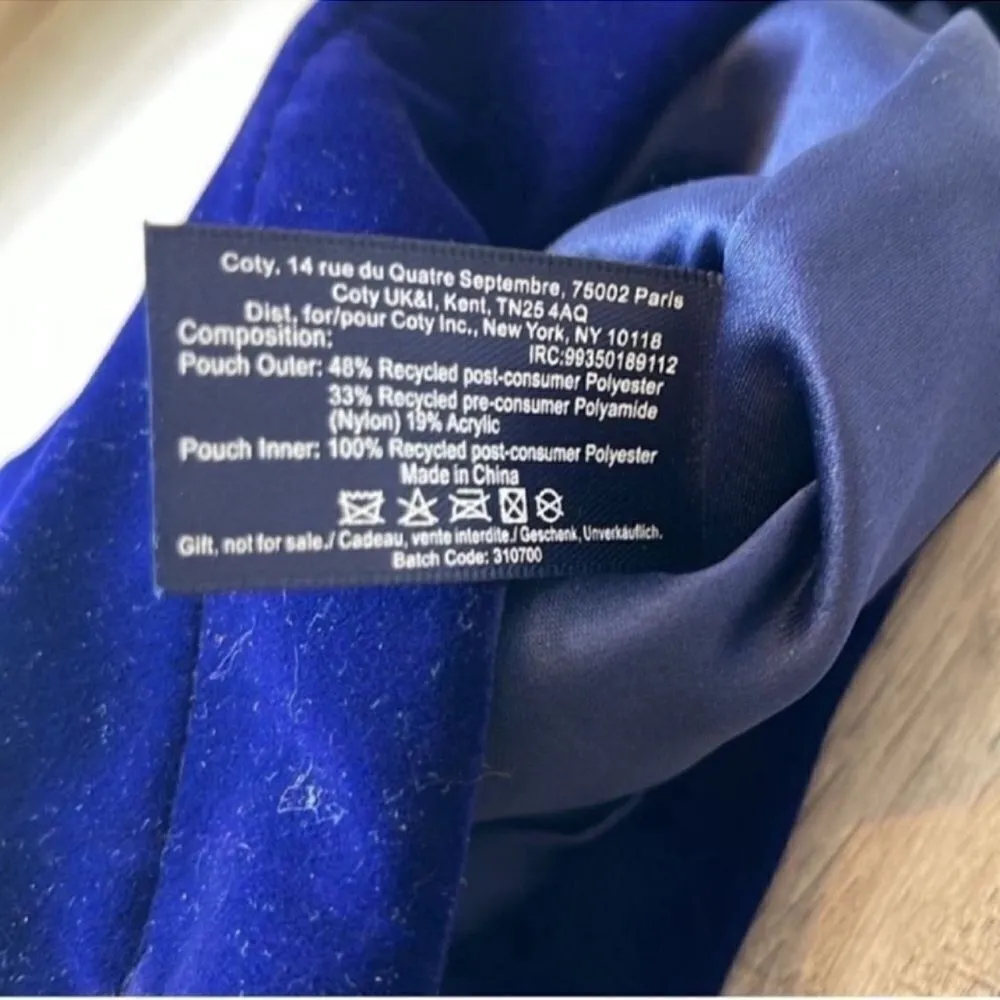 GUCCI Beauty Purple Pouch Cosmetic Bag Jewelry Bag - Image 8