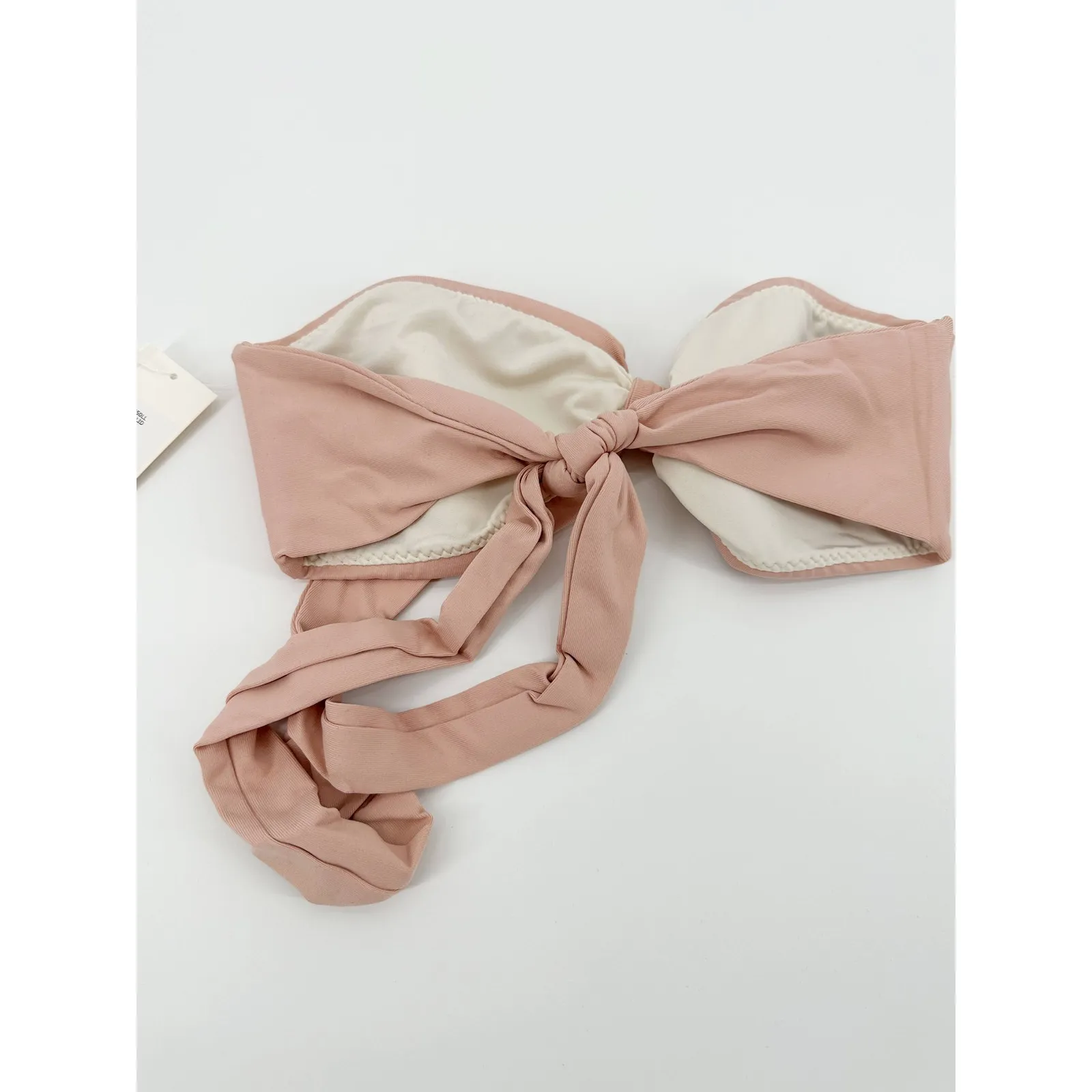 Eberjey So Solid Lolita Ropu Pink Bandeau Bikini Top Women's Size Small S NWT - Image 2