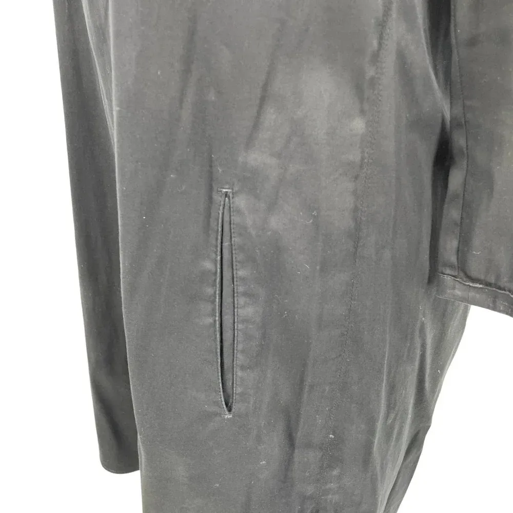 Max Mara ‘S Cotton Kurta Tunic Dress Black‎ Cream Size US 10 - Image 6