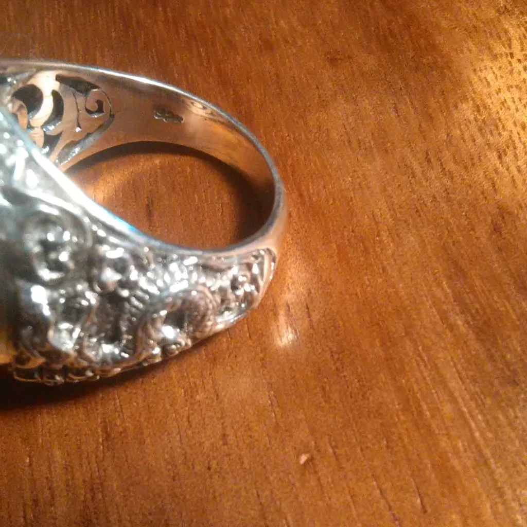 Bali Legacy Verde Onyx Sterling Silver Dragon Ring (Size 7) - Image 10