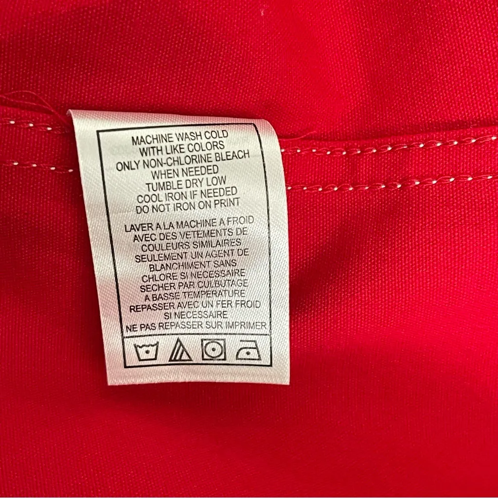 NWT Empyre Red Button Snap Down Work Shirt with Stripe Long Sleeves M Size M - Image 15