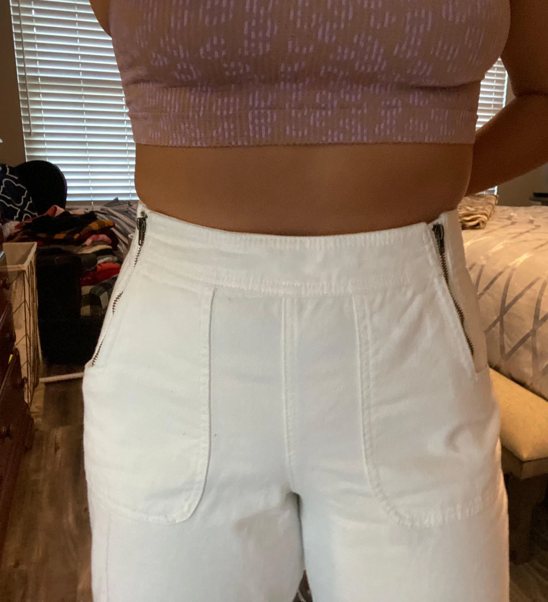 Gianni Bini High Waist White Jeans - Image 4