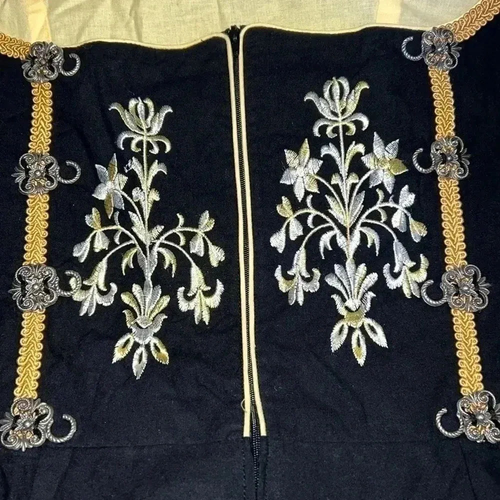 Sandal Original Italy Fit and Flare Dress U7 Black Size 10 - Image 4