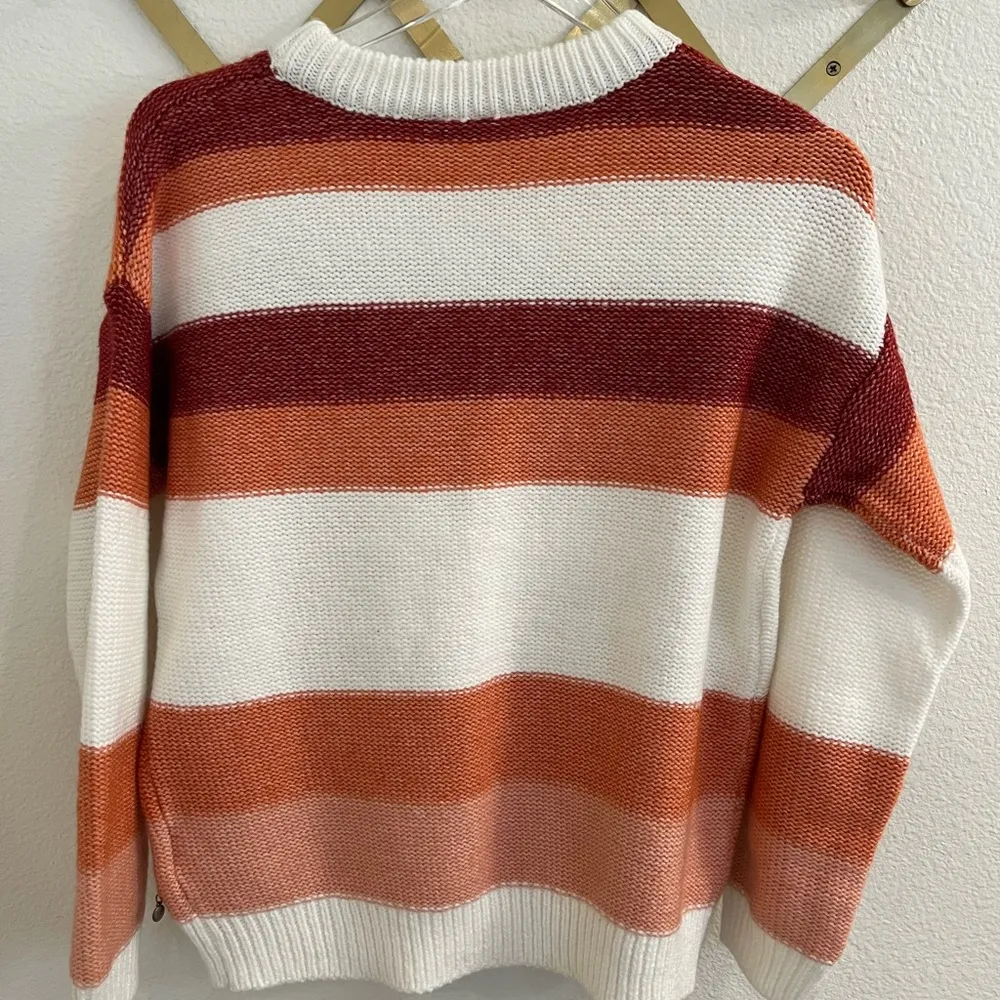 NWT Roxy Trip For Two Striped Oversized Sweater XS - Image 8