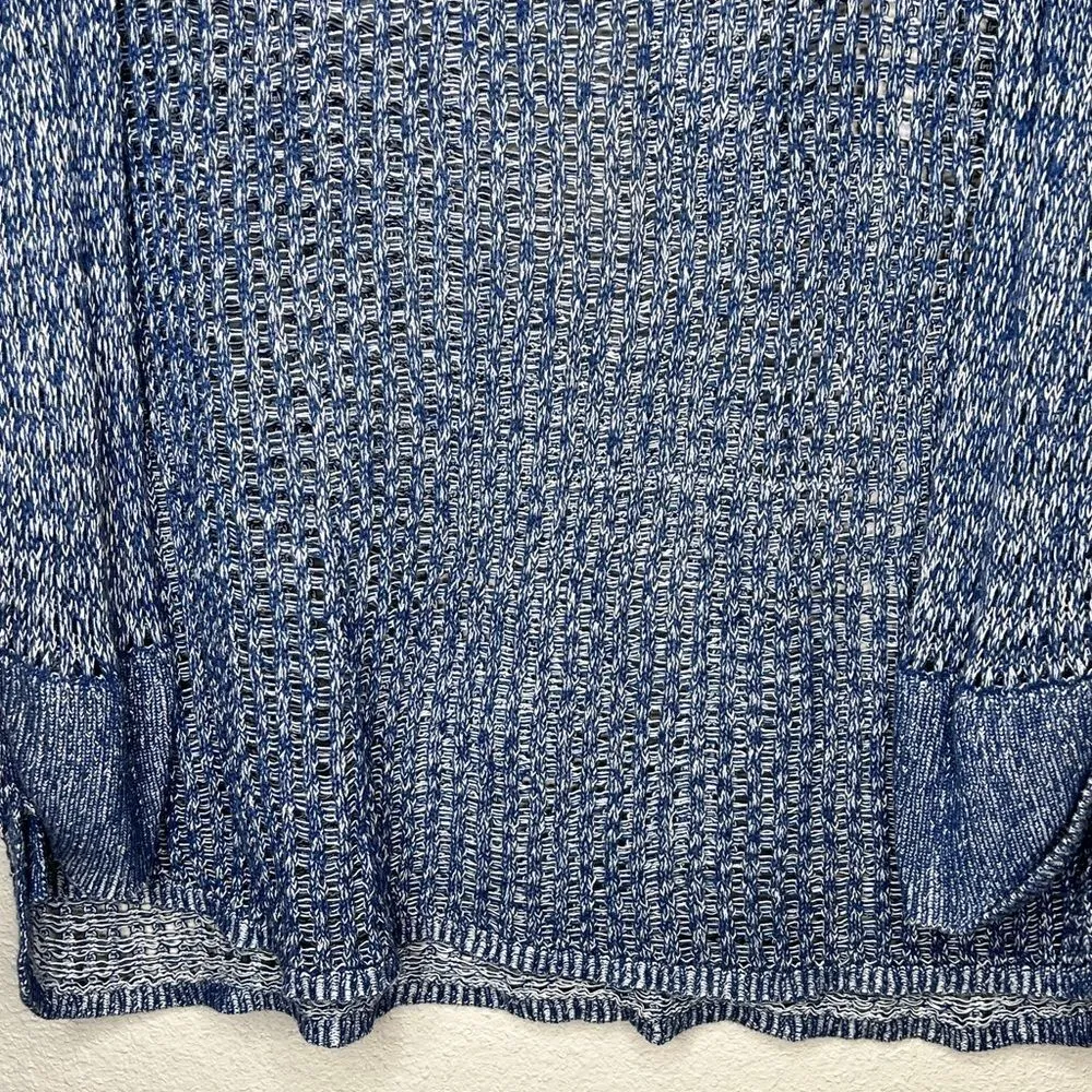 J. Jill Linen Blend‎ Sweater Blue Size L - Image 3