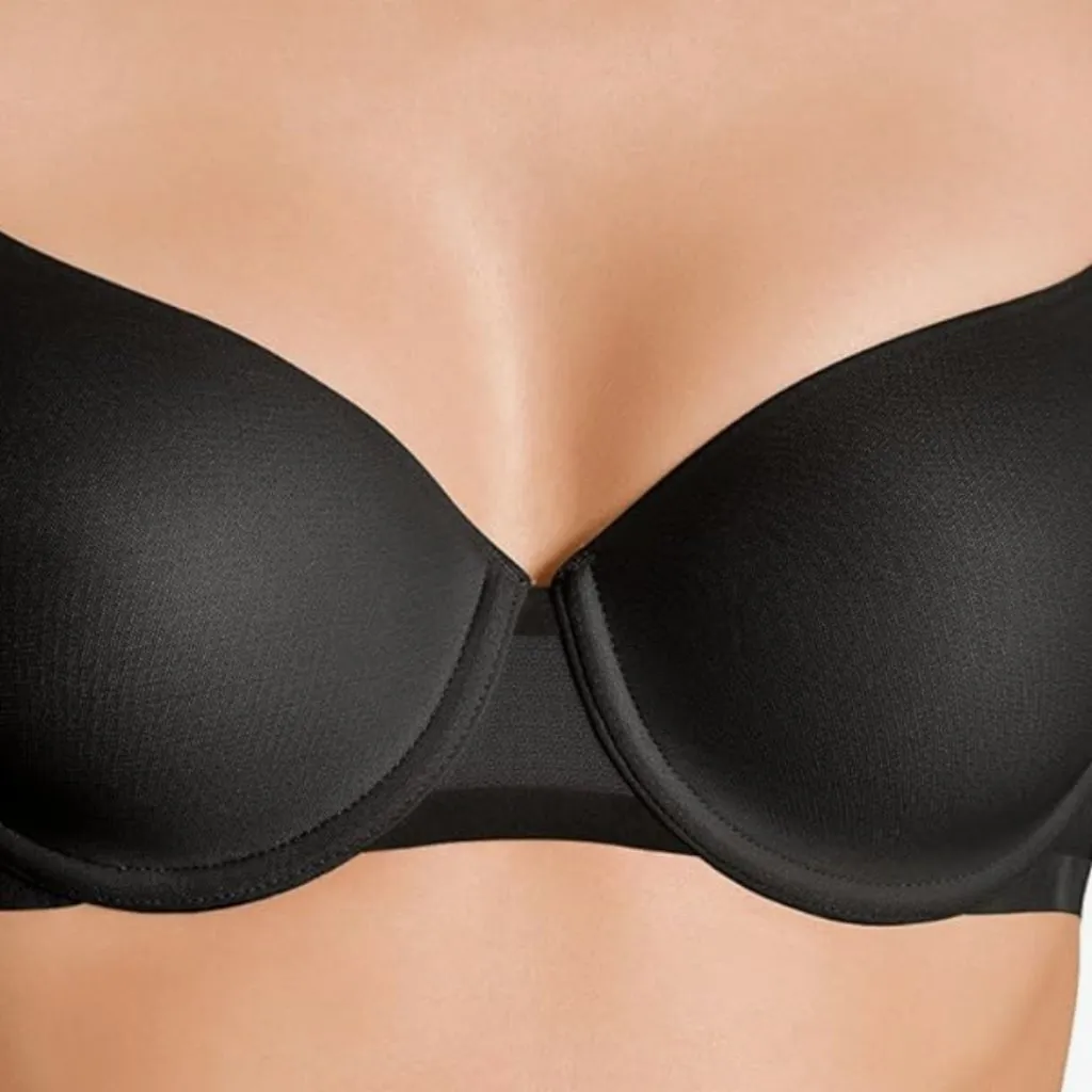 Wolford Tulle Push Up Bra 69663 34D‎ Black Size undefined - Image 3