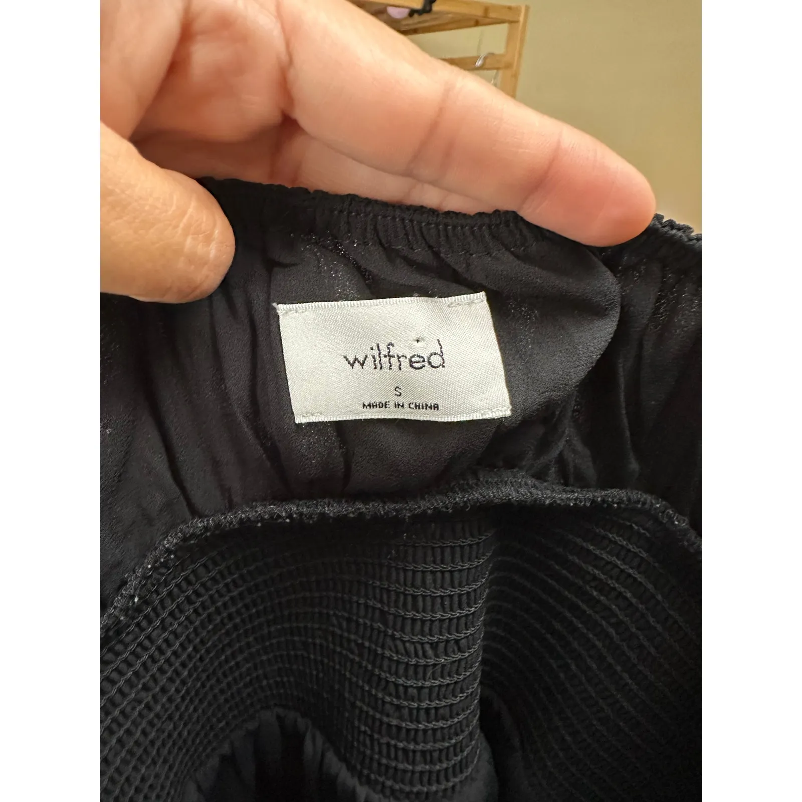 Aritzia Wilfred Genoa Midi Dress Size Small Black Classy Feminine - Image 8