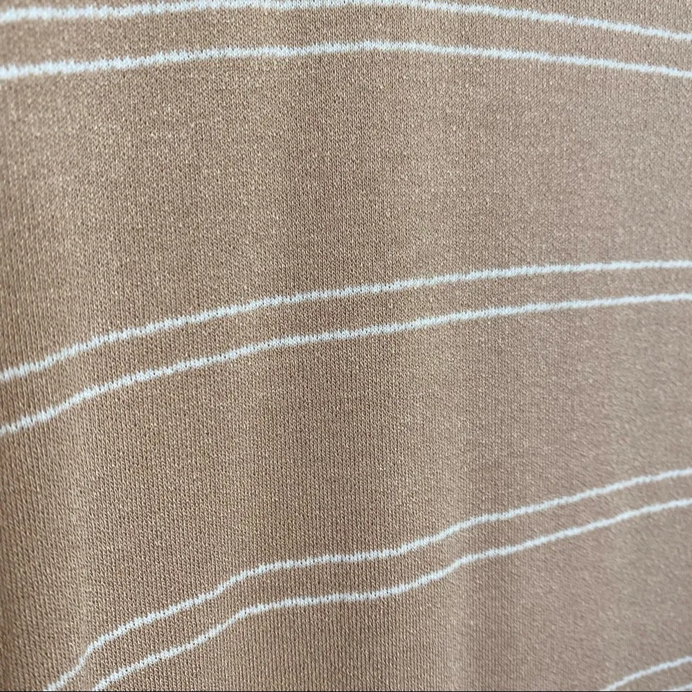 Intersection Beige/White Striped Short Sleeve T - Image 5