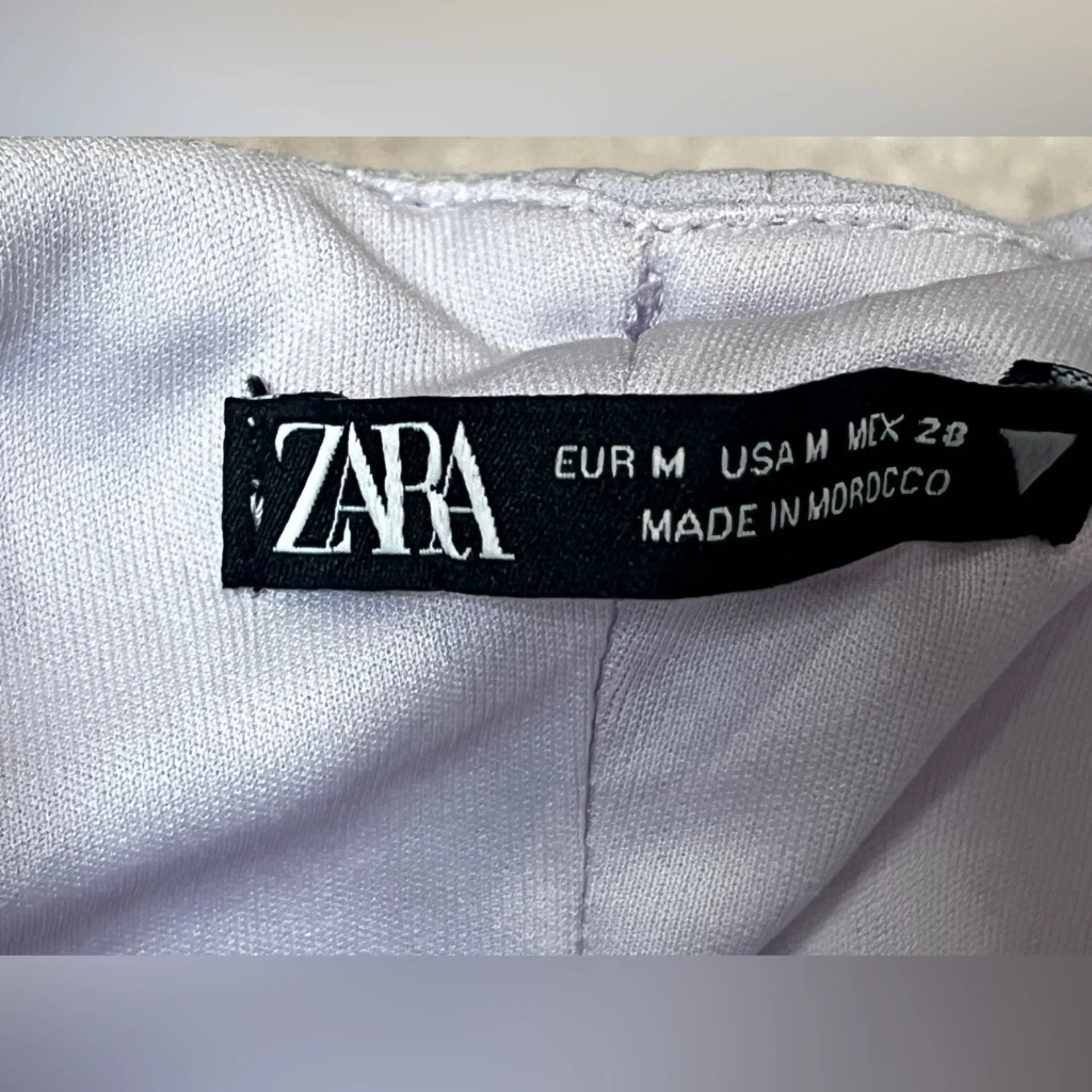 Zara Light Purple bodycon mini dress Size M - Image 4