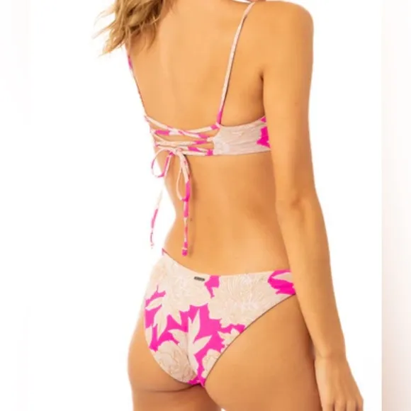 NWOT  Floral Duo Splendour High Leg Bikini Bottom - Image 2