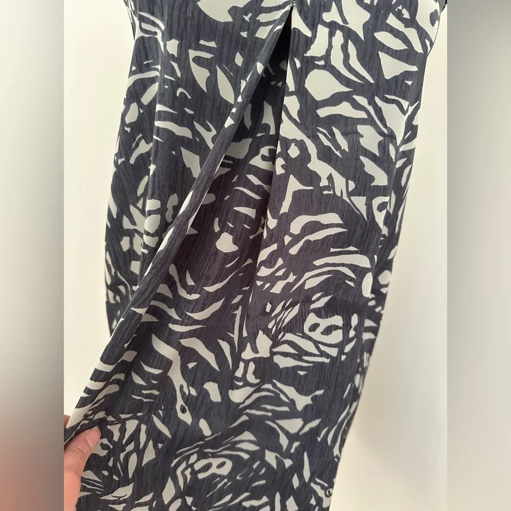 SimplyVera VeraWang Black & Brown/Gray Yellow Ornaments Dress Sz 2 Pull Over. - Image 5