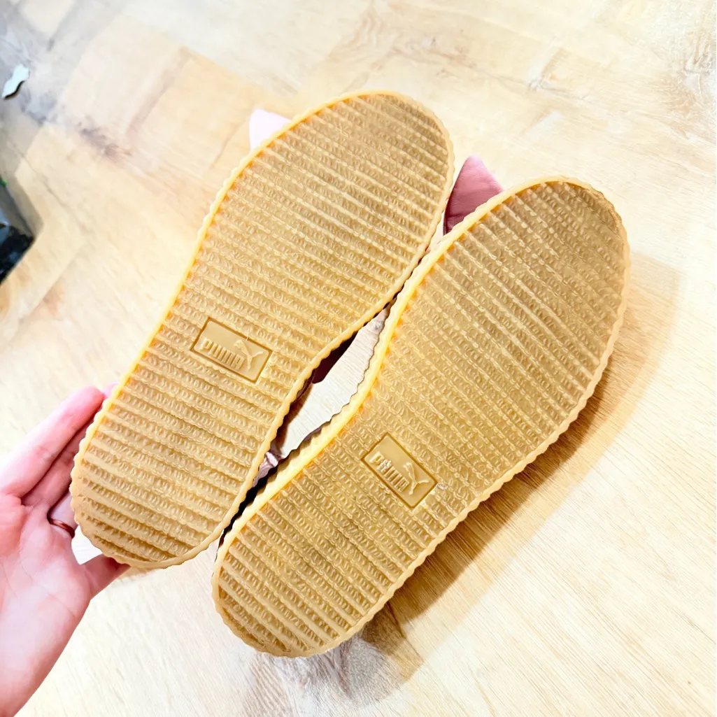 Savage fenty x puma leather bow mules Pink Size 9 - Image 14