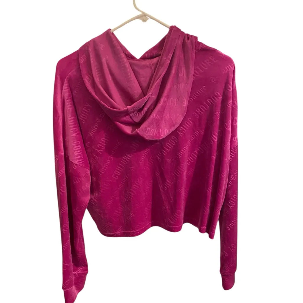 Juicy Couture Pink Velour Set Tracksuit Sleepwear Loungewear Holiday pajamas - Image 14