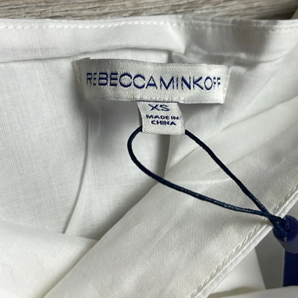 Rebecca Minkoff  Alice Perforated Pattern A-Line Layered Skirt - Image 12