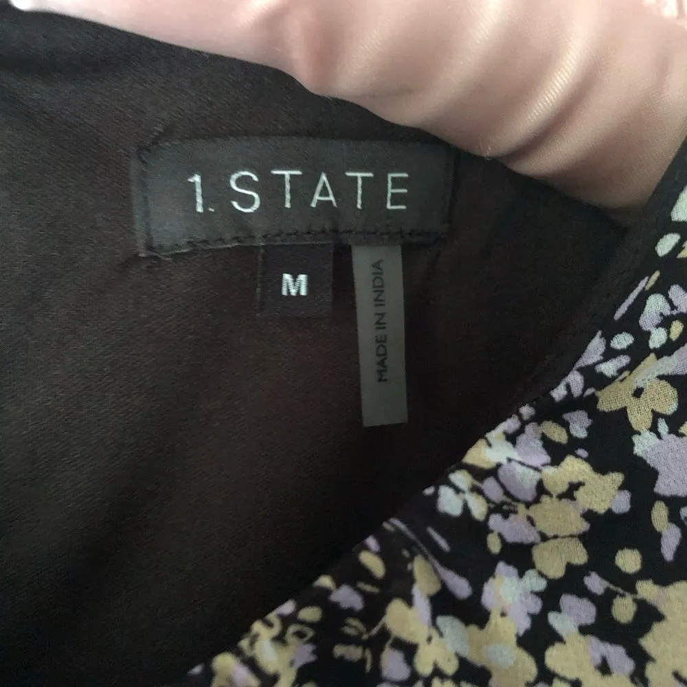 mini ruffles dress, with belt, size medium - Image 5