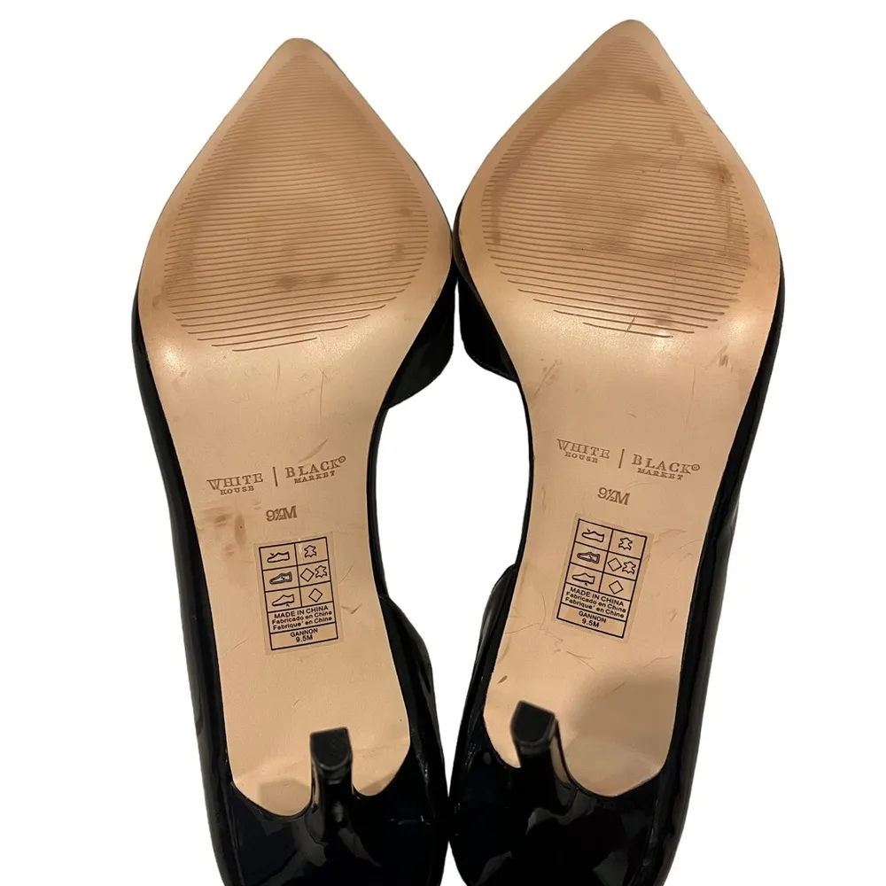 Black House White Market Patent Leather D'Orsay Pumps - Image 12