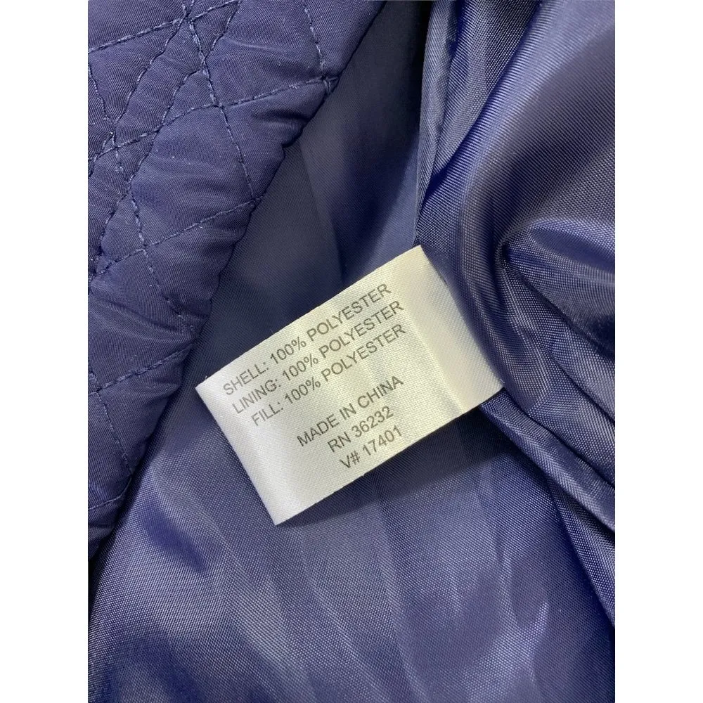 Gallery Woman Navy Blue Coat - Image 4