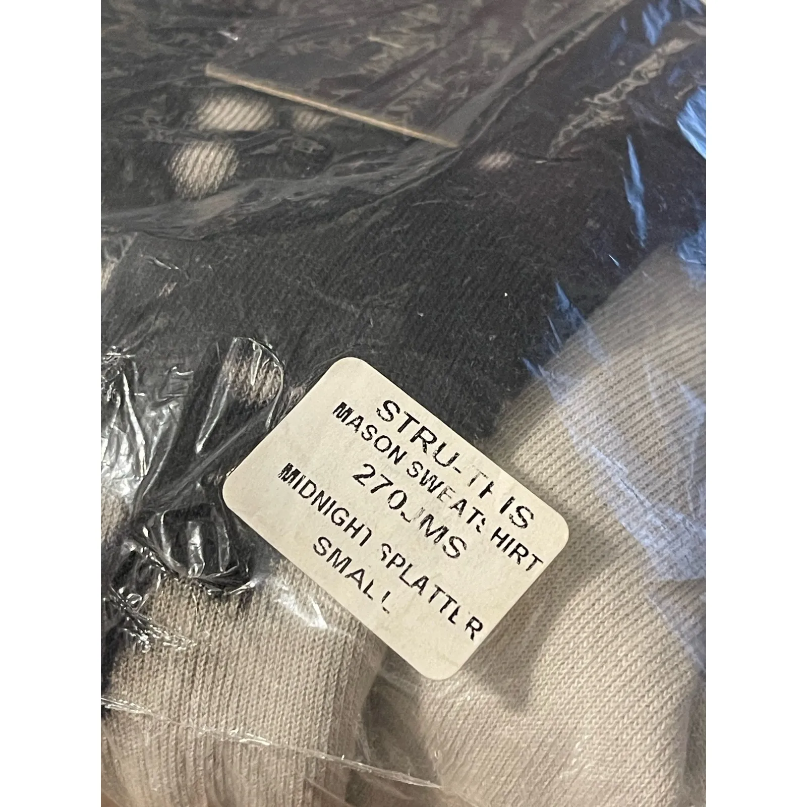 Strut this Mason Oversized Sweatshirt in Midnight Splatter Small NWT - Image 9