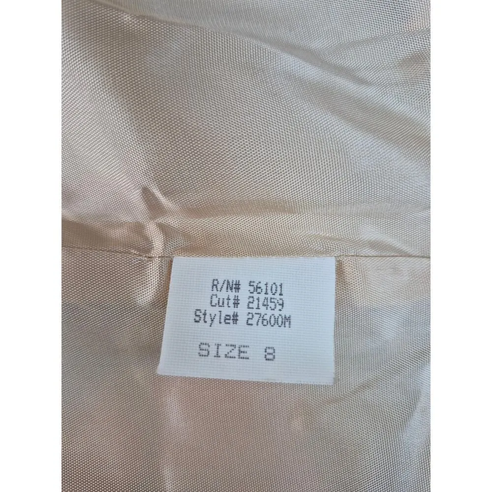 A.C. Sport, Sz.8 tank & jacket set Colorful poppy floral print 80s Pastels Orange - Image 8