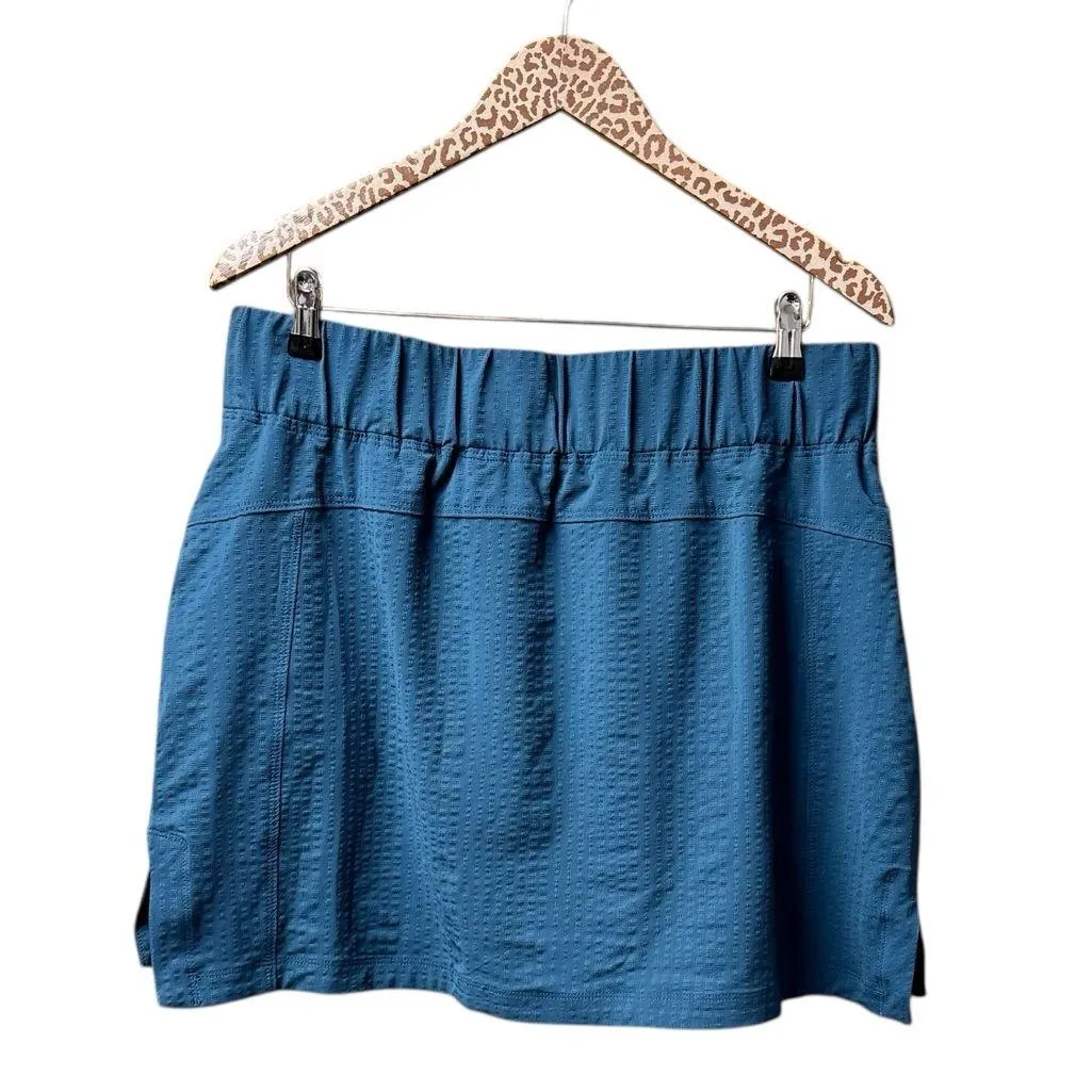 Title Nine Pull On Elastic Waistband Athletic Skirt Navy Blue Extra Large XL - Image 2