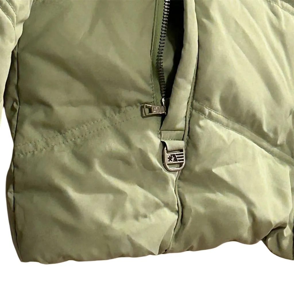 Free Country Women's Green Puffer Jacket Size S Winter Casual - Image 5