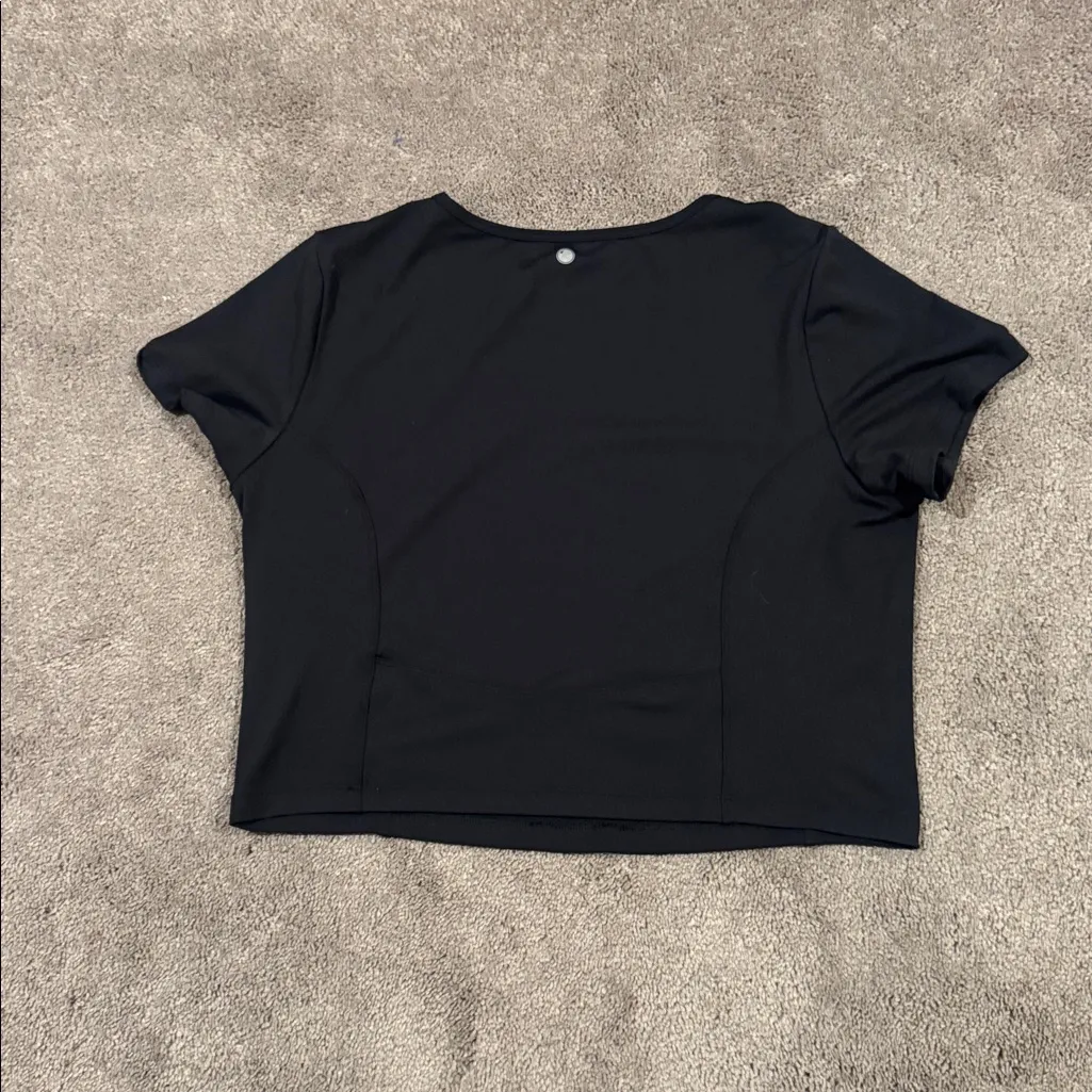 Yogalicious Lux Black Crop Top SIZE XL - Image 3