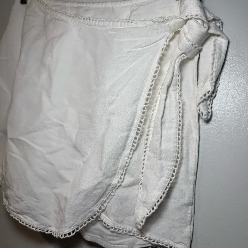 Show Me Your Mumu Iva Wrap Linen Skirt - Image 5