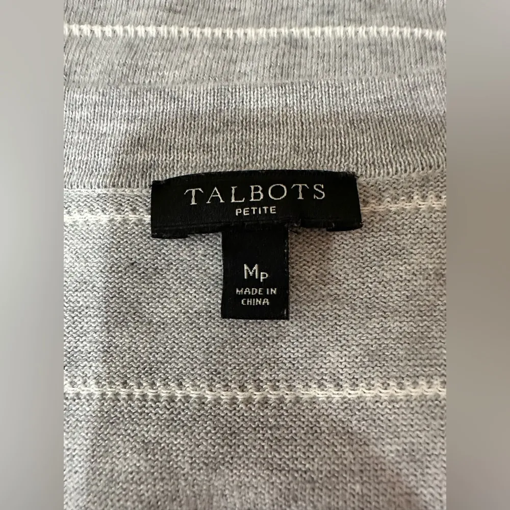 EUC Talbots Gray Open-Front long Cardigan Sweater - Image 4