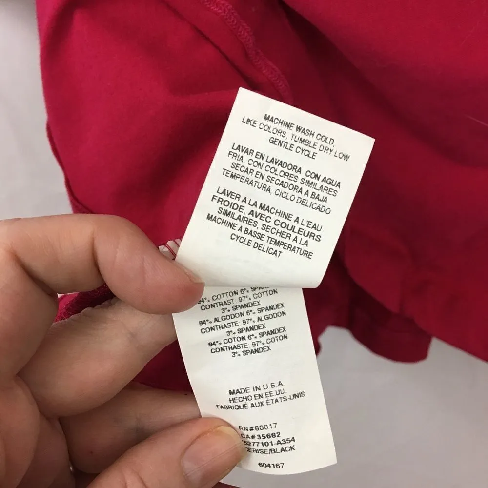 Bebe Sport Pink Deep V-Neck Cotton Spandex Dress - Image 7