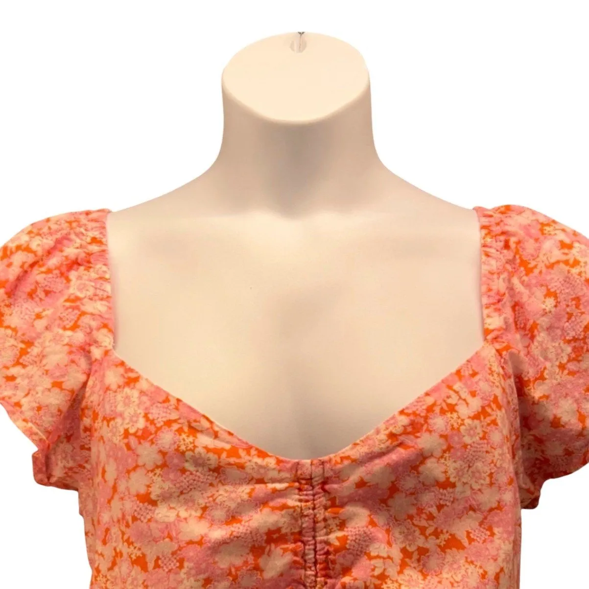 Abound Floral Milkmaid Top‎ Pink 3X - Image 3