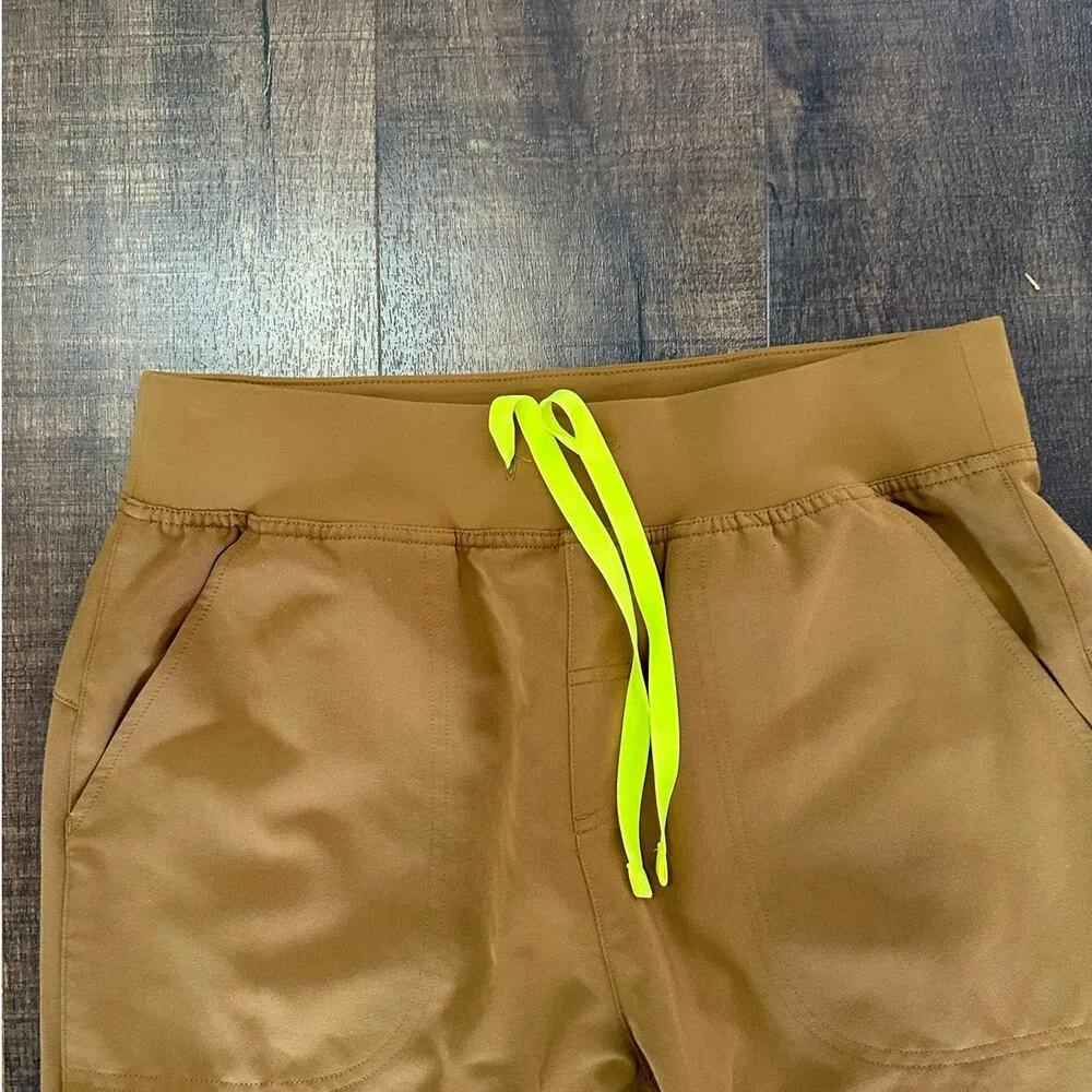 FIGS  Earth High Waisted Isabel Wide Leg Scrub Pants Size Medium - Image 2