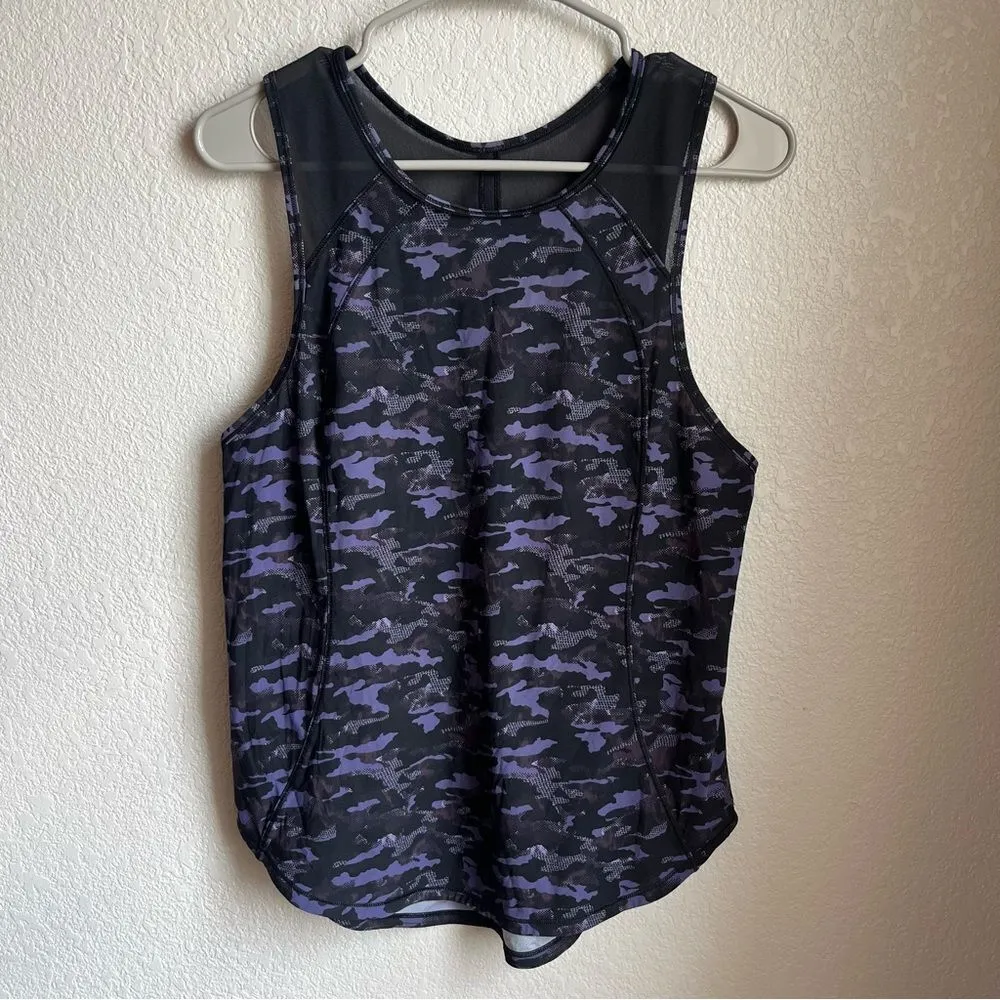 Lululemon Sculpt Tank Purple Camo - Image 2