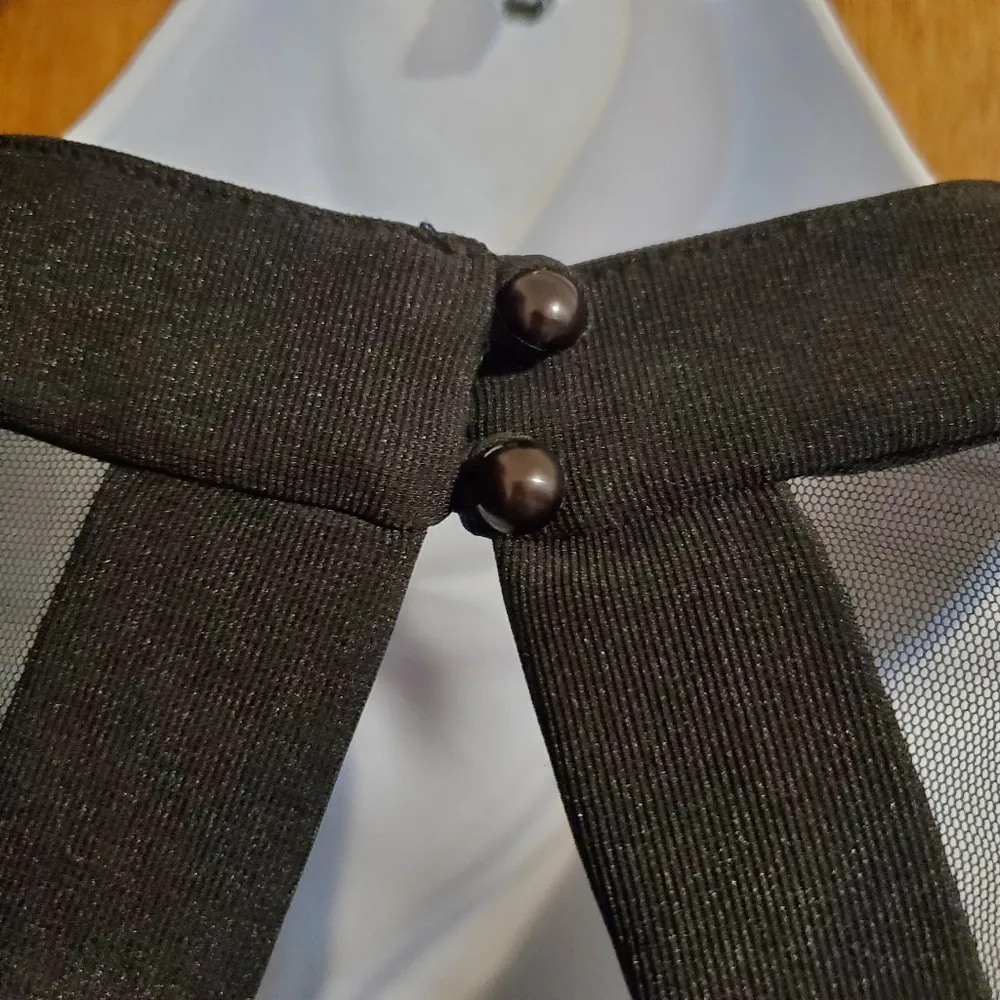 NWOT black mesh back bodycon dress - Image 9