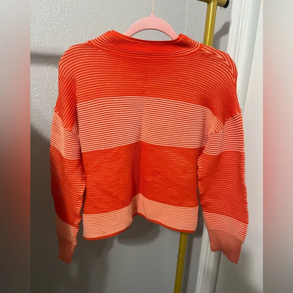 DAILY PRACTICE by Anthropologie Knit Pullover Sweater in Tomato Juice - Image 5