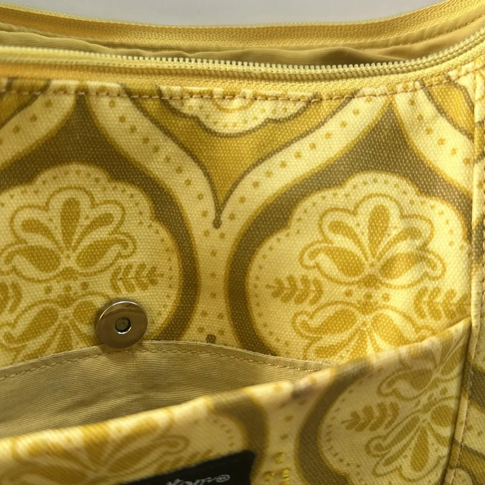 Petunia Pickle Bottom Touring Retired Vinyl Print Sunshine in Sardinia Tote Yellow - Image 4