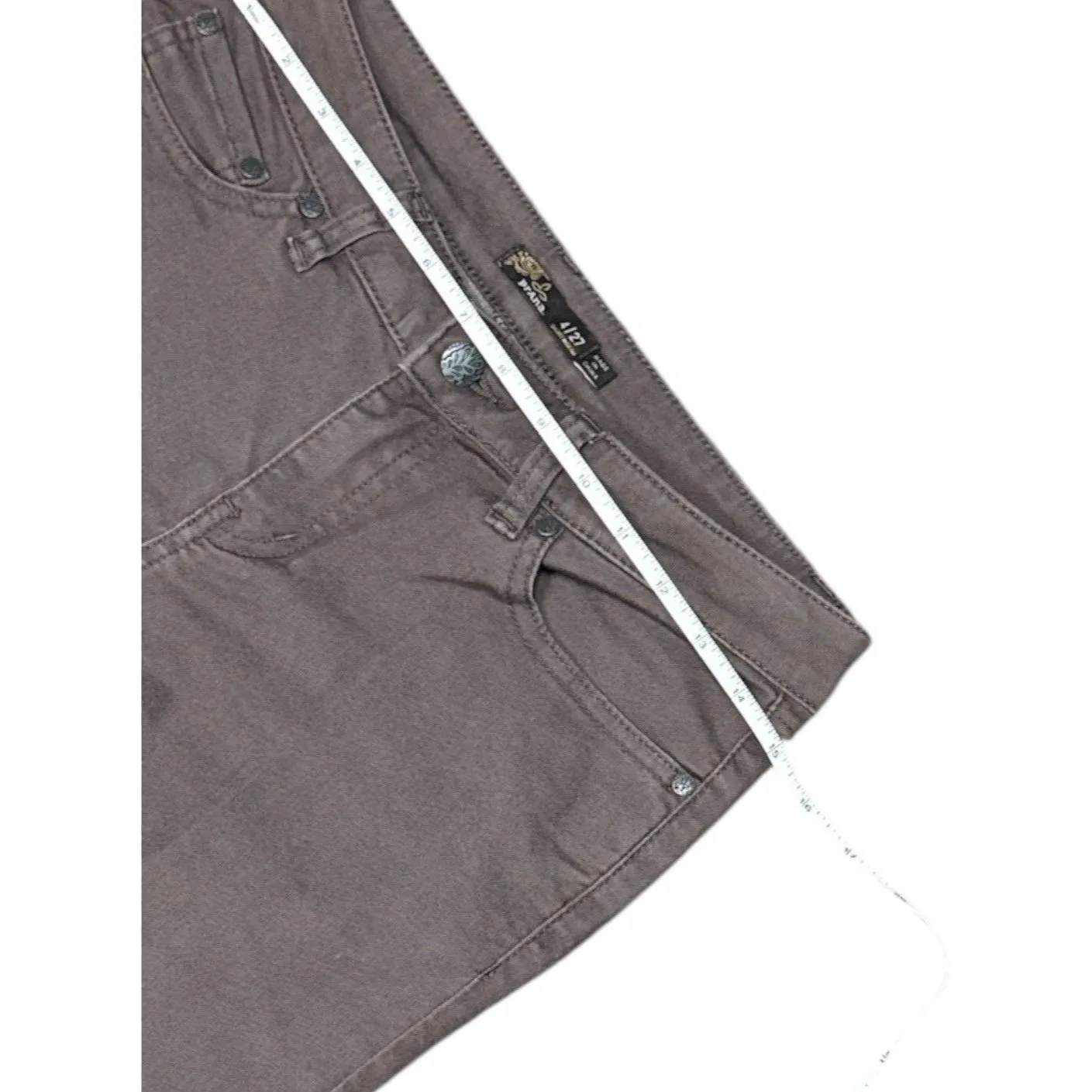 Prana Women's Briann Pant Size 4 In Moon Rock Skinny Mid Rise Outdoor Hiking Brown - Image 4