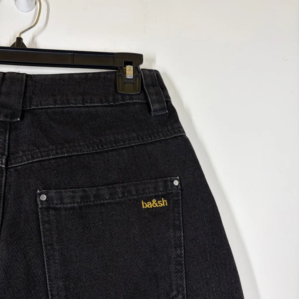 BA&SH Lady Denim Shorts Size Small - Image 8