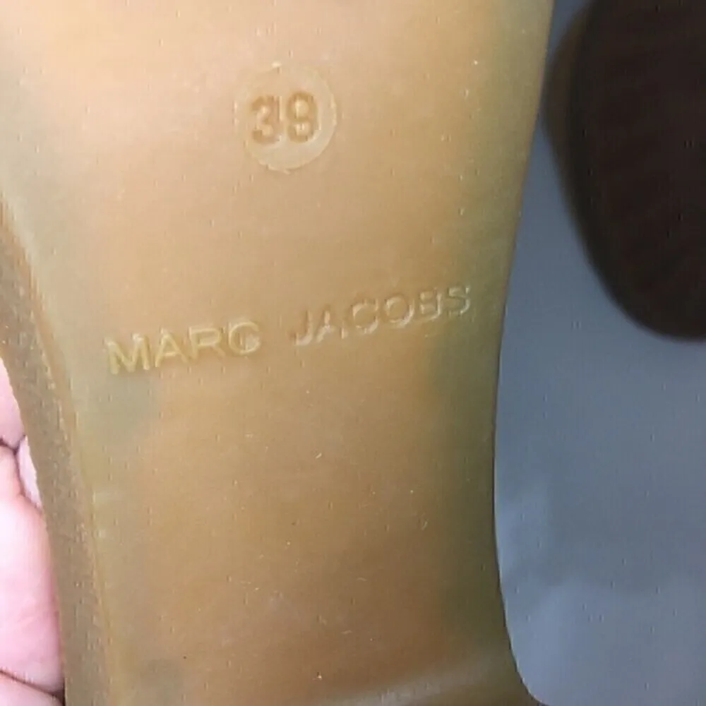 Marc by Marc Jacobs Tan leather platform heels Sz 39 - Image 5