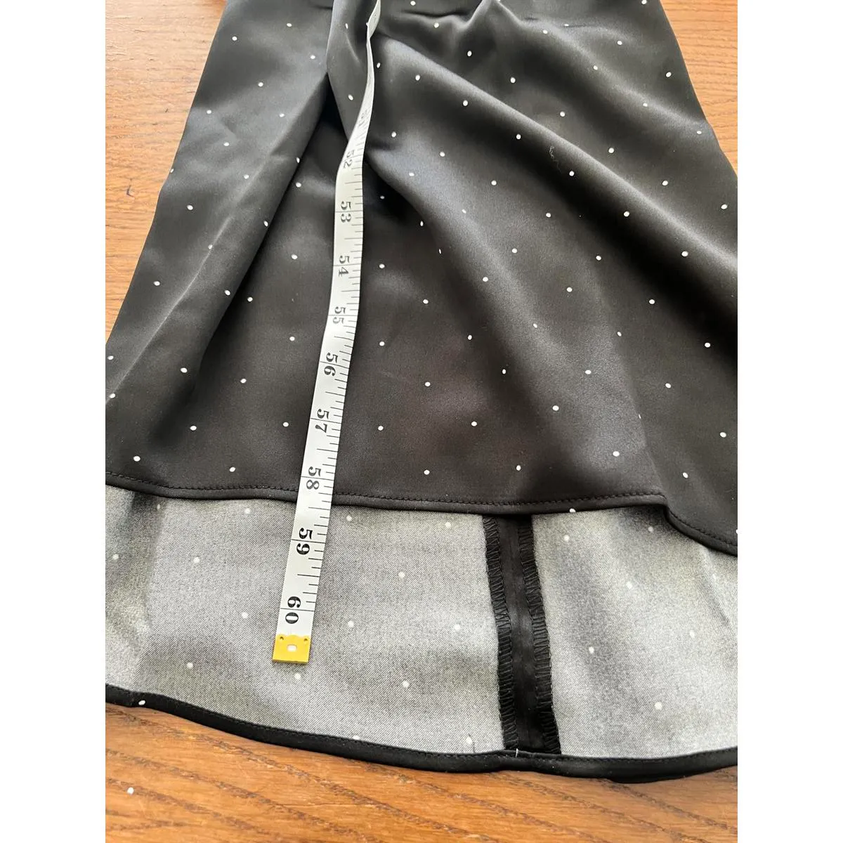 We Wore What Cowl Black Maxi Dress Polka Dot Size 4 NWT Gown - Image 7