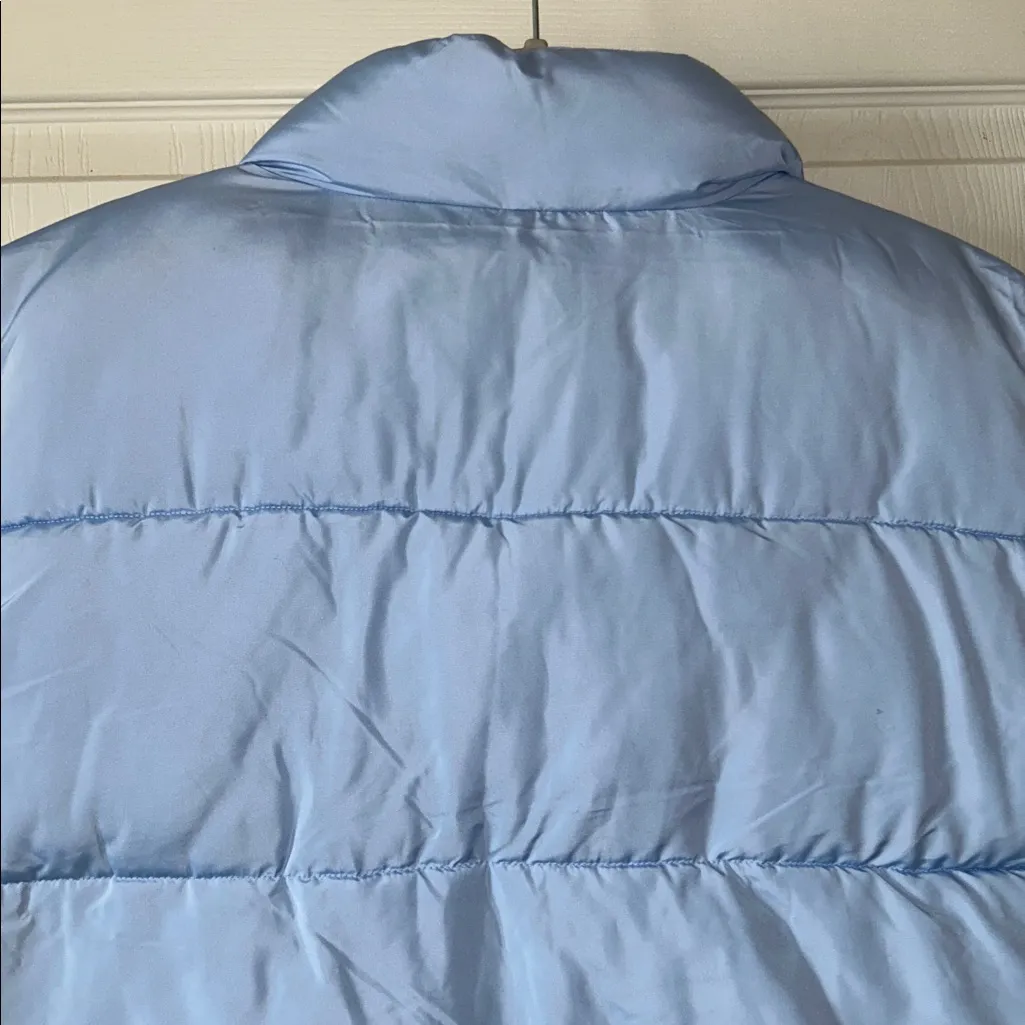 Urban Outfitters BDG Pia Sleeveless Sky Blue Full Zip Puffer Vest Size Small - Image 12