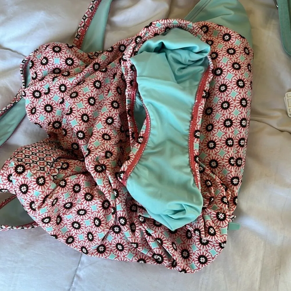 Lands End zip front swimsuit. Size 1X - Image 7