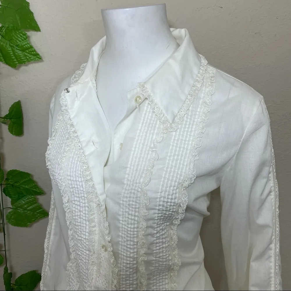 Donnkenny Vintage 90’s Button Down Blouse Size XL - Image 7