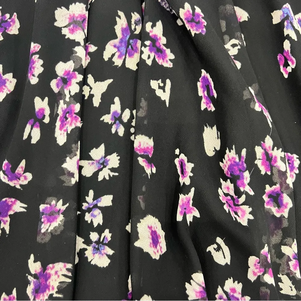 MISA Los Angeles Daleja Maxi Dress in Purple Floral - Size XS - Image 3