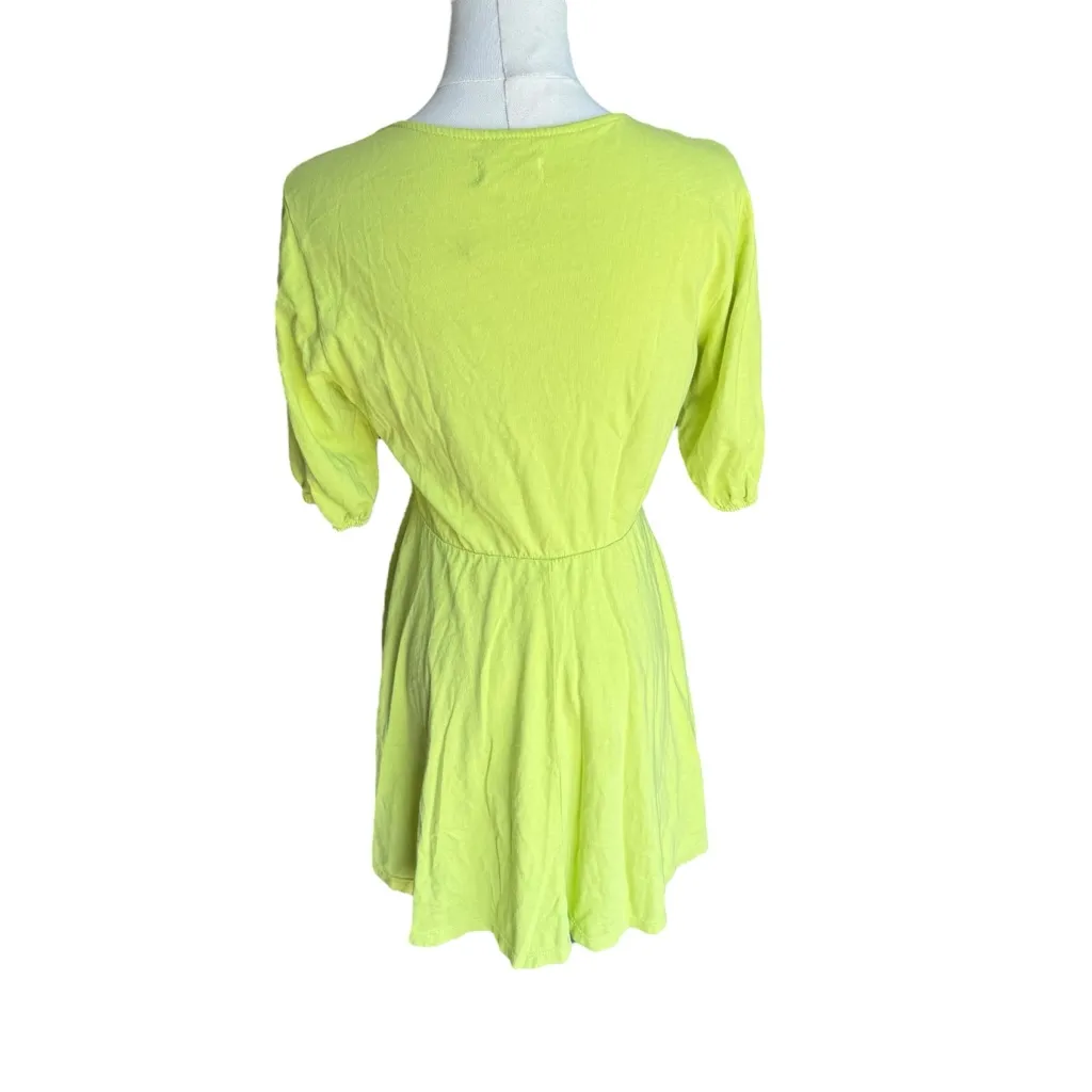 Lovers & Friends - NWT Tirzah Lime Green Cut Out Mini Dress Sz M - Image 6