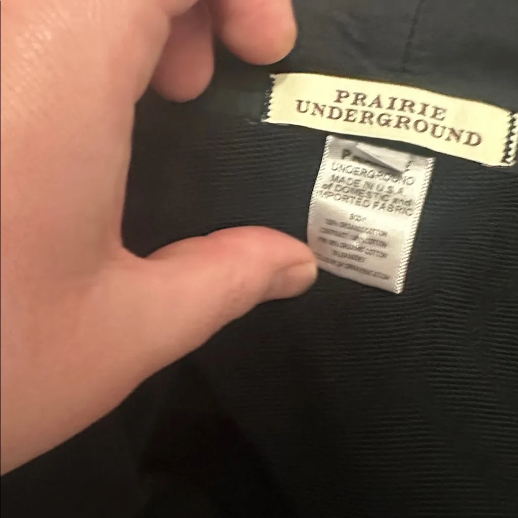 Prairie Underground Black Zip Jacket Size L - Image 7
