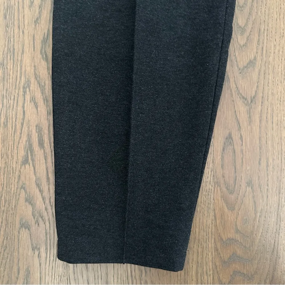 Escada High Waist Seamed Ponte Knit Riding Pant in Charcoal Grey Size 42 / Large Gray - Image 5