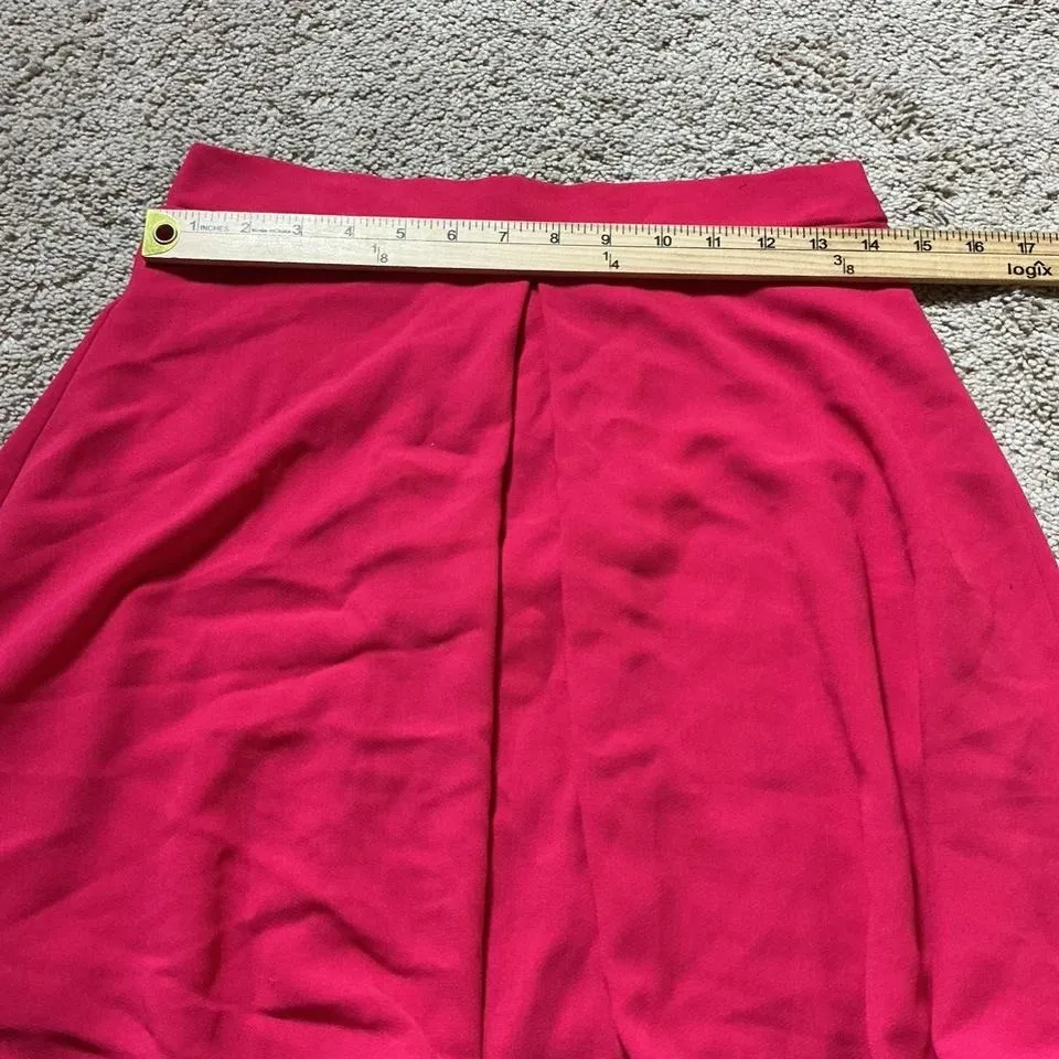 EVERLY Women's Pink Flared Skirt Pleated A - Image 6